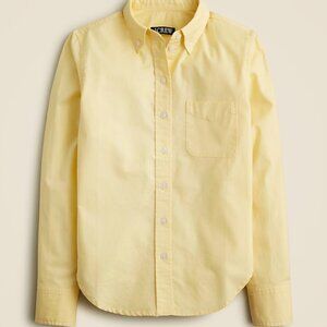Shrunken button-up shirt in broken-in cotton oxford